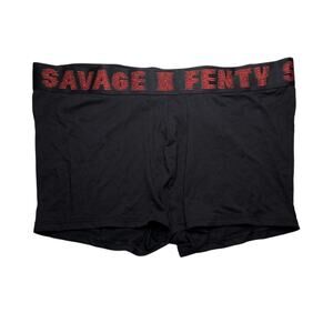 Savage X Fenty Boxer Trunks with Iridescent Red Logo Waistband Size XXL